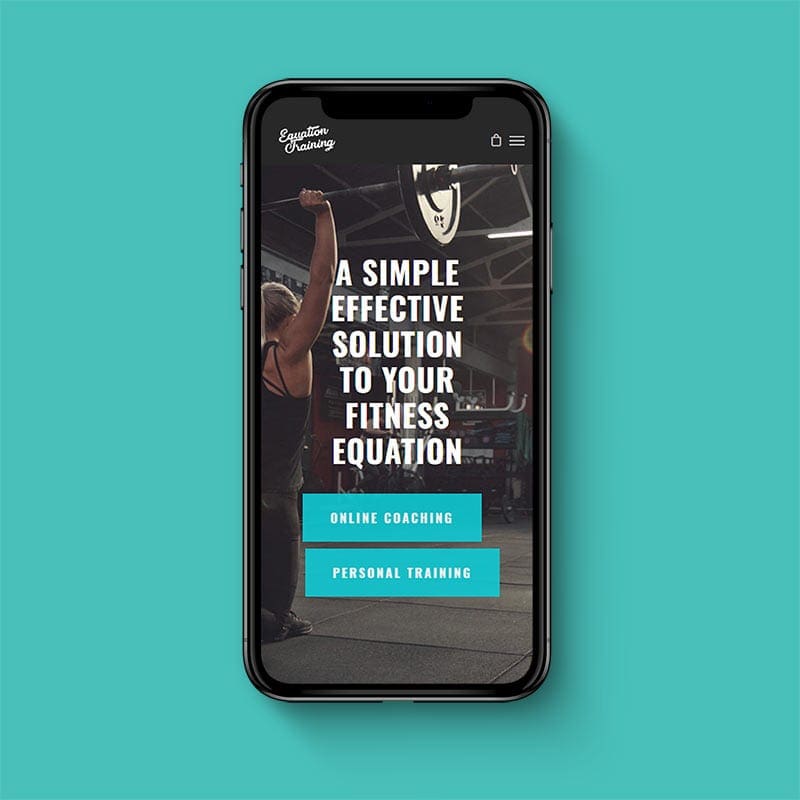 equation training phone example by solve web media