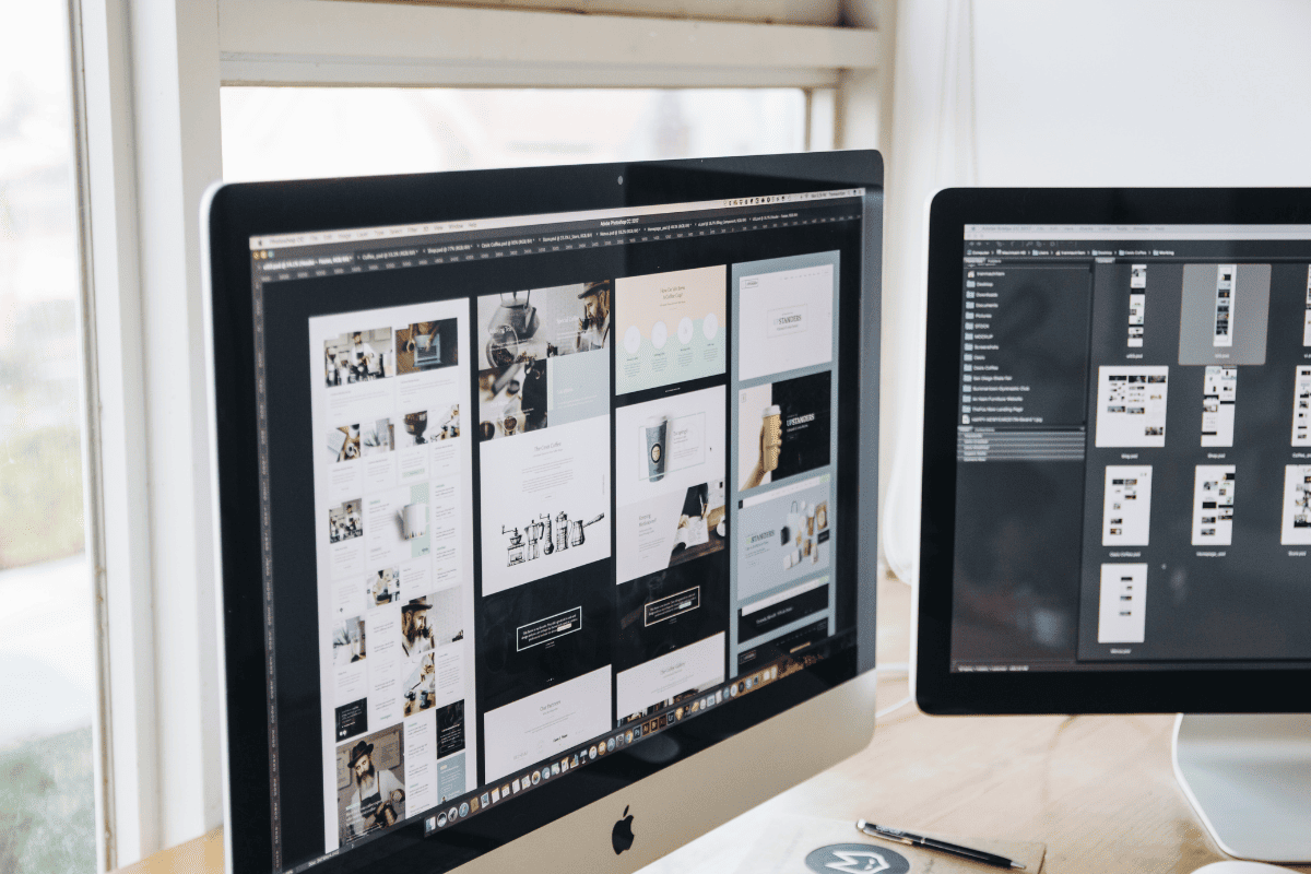 Website Design vs Website Development: What's the Difference? 1 web design in process on figma